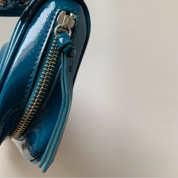 DKNY cross body bag / clutch teal - Picture 5 of 9
